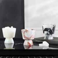 Style européen lumière luxe Wabi Sabi marbre aromathérapie tasse décoration chambre maison accessoires diffuseur d'encens
