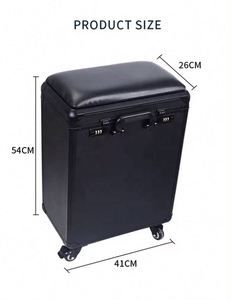 Caja de tatuaje de barra de dibujo de alta capacidad, soporte de <span class=keywords><strong>brazo</strong></span> capaz de doble propósito, Maleta portátil, bolsa de carrito de tatuaje, herramientas de artista, almacenamiento Cas - Product Image 2