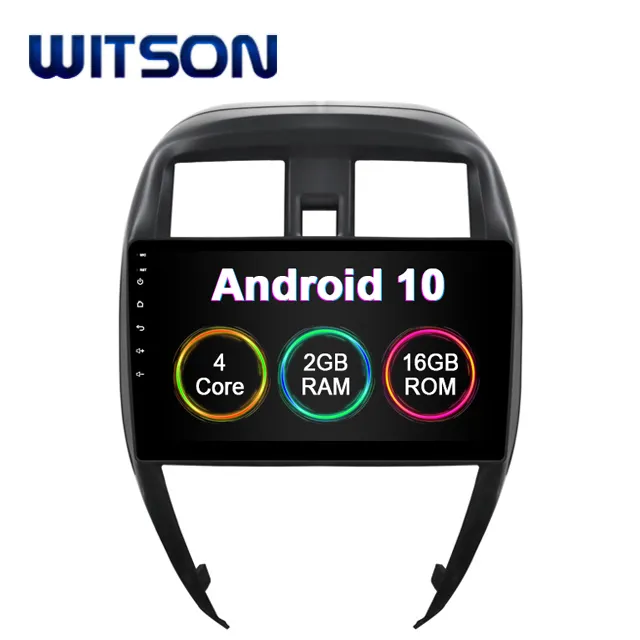 WITSON Android 10.0 Car Monitor Para NISSAN SUNNY 2015 Construído Em 16 2GB RAM GB FLASH car dvd player preço barato