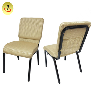 Silla de iglesia de Teatro de hierro apilable moderna de alta calidad al por mayor para uso comercial - Product Image 3