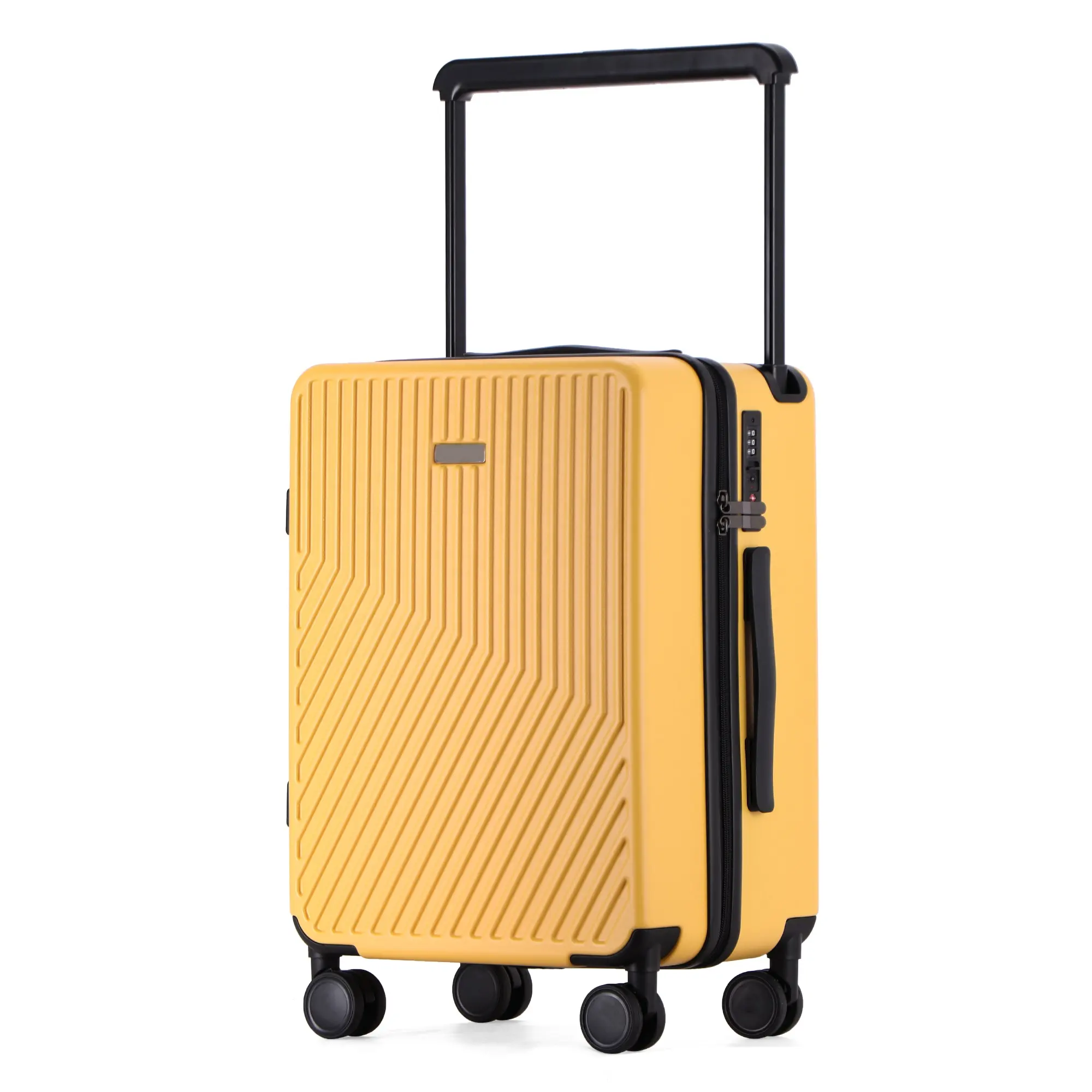 2024 mới độc quyền đôi im lặng Spinner Bánh Xe 100% PC Du Lịch VaLi rộng xe đẩy hành lý với built-in TSA khóa