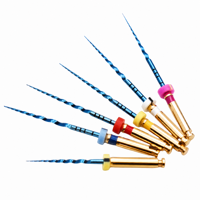 Alat Terapi Saluran Akar Rotary Kelas II JinJiang Blue Heat Activation Niti Super Dental Endo Files SX/S1/S2/F1/F2/F3