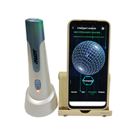 Microscope numérique WiFi pour dermatologues, détecteur sans fil, analyseur de peau compatible avec iPhone, iPad, Android