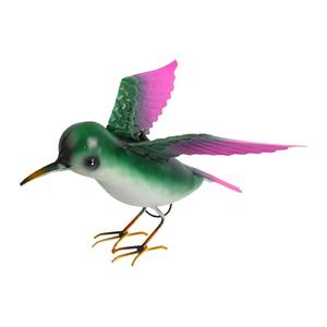 Statua di uccello in ferro verde figurina per ufficio e soggiorno decorazione della casa durevole in alluminio centrotavola da tavolo per armadi da giardino - Product Image 1
