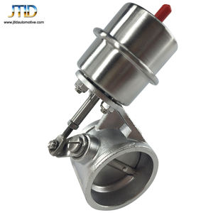 JTLD Valve de contrôle d'échappement universelle en acier inoxydable de 3 pouces compatible Golf R, à commande par surpression et déclenchement par vide, finition lisse - Product Image 1
