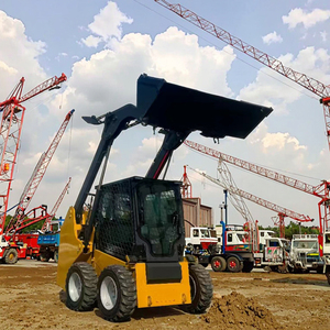 יעילות גבוהה מיני החלקה stoader סגור תא המפעל מחיר euro5 מנוע דיזל משאבת הידראולי 4 גלגל מכירה כונן למכירה - Product Image 2