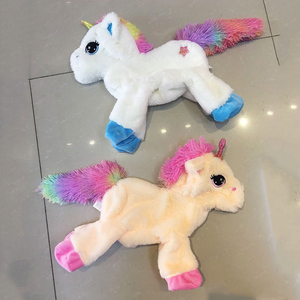 Vente en gros non rembourré peluche peau de licorne peluche animal lit coquille sans coton remplissage poupée jouet - Product Image 3