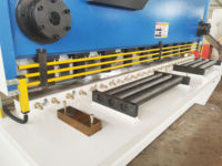 Machine de cisaillement hydraulique SANXIN haute précision 3200 mm, machine de cisaillement électrique pour la découpe de tôles métalliques