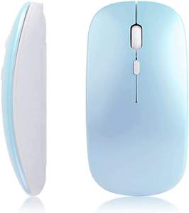 Périphériques informatiques, souris sans fil ultra-légère, silencieuse, rose et noire, souris Bluetooth sans fil, souris mince pour ordinateur de bureau - Product Image 1
