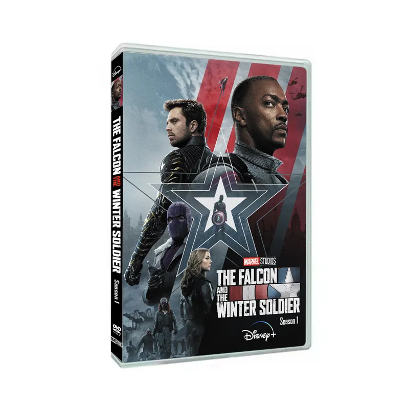 Los estudios Marvel el halcón y el soldado de invierno Temporada 1 2022 nueva versión películas en dvd de la serie de televisión tv drama caja envío gratuito