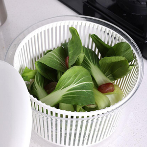 Essoreuse à salade flexible en plastique écologique <span class=keywords><strong>rose</strong></span> de la marque Boming pour fruits et légumes, outil de cuisine emballé dans une boîte - Product Image 4