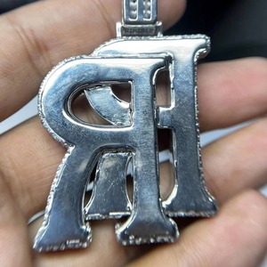 Collar de Plata de Ley 925 con Moissanita, Diamante VVS Cultivado en Laboratorio, Certificado IGI, Joyería Hip Hop para Hombre - Product Image 4