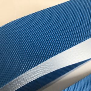 Fırın, Deniz Ürünleri ve Paketleme Hatları için Yeni Mavi PU Yağa Dayanıklı Baklava Desenli Konveyör Bant - Product Image 4