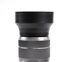 Pare-soleil pliable 3 en 1 en caoutchouc de 77mm pour appareil photo DSLR