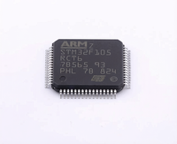 STM32F105RCT6, Microcontrolador Nuevo en Caja, Paquete LQFP-64 (10x10), CPU ARM Cortex-M3, 64/256 KB de Memoria Flash, CPU de 72 MHz