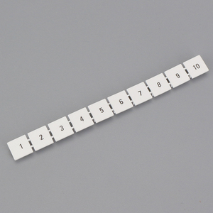 Dải đánh dấu zb12 thích hợp cho các thiết bị đầu cuối dày 12.2mm. Có thể tùy chỉnh với nội dung và Hướng Văn bản khác nhau - Product Image 1