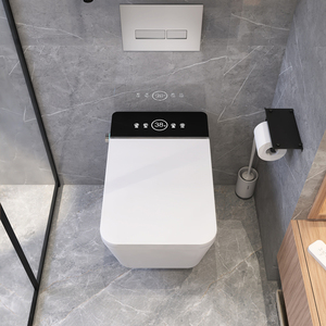 Thiết kế hiện đại nước Closet dễ dàng làm sạch thông minh treo phòng tắm gốm thông minh tường treo nhà vệ sinh - Product Image 3