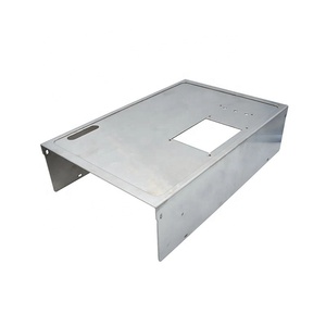 Boîtier de châssis en tôle thermolaquée, découpe laser, pliage, fabrication pour instrument de contrôle industriel - Product Image 1