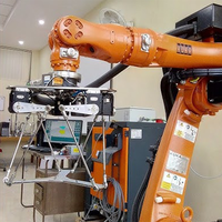 Bras robotisé KUKA KR5 R1400 de haute précision avec positionneur de soudage pour la soudure de tôles