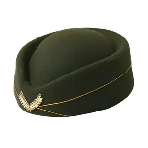 Air Hostesses Stewardess Beret Hat Women Formal Uniform Caps Accessory Party Hats Costume Accessories Dropship