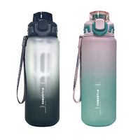 Bouteille d'eau minérale Snow Mountain, eau minérale naturelle issue du cœur de la roche, Tritan 900ml, écologique, pour l'extérieur