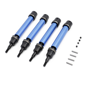 4 paires d'arbres de transmission CVD métalliques avant/arrière pour voitures RC 1/10 <span class=keywords><strong>Arrma</strong></span> Big Rock/Senton/Vorteks Typhon <span class=keywords><strong>Granite</strong></span> 3s Blx – Pièces de rechange pour modèles réduits - Product Image 1