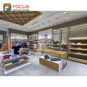 One-Stop Service Brand Store Powder Coated Metal Wall Display Unit Odm Supplier Apparel Store - Product Image 4