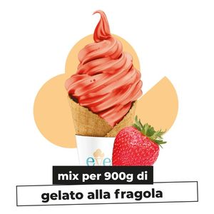 Anche Gelato alla frutta 170g + 2 marmellate di frutta (510g) Set Mix di proteine a basso contenuto calorico (fragole) per gelatiere - Product Image 1