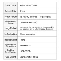 Equipo Agrícola Inteligente de Alta Gama, Sensor Digital para Medir la Humedad del Suelo, pH, NPK y la Salinidad de las Plantas