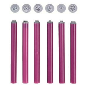 Nouvel ensemble d'outils multifonctions pour nail art, 4/6/10 pièces, stylo tampon en silicone pour dessin de fleurs et décoration d'ongles - Product Image 3