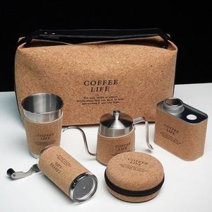 Ensemble cadeau moulin à café style vintage, cafetière Moka, tasse de voyage extérieure, acier inoxydable 304, boîte cadeau personnalisable - Product Image 3