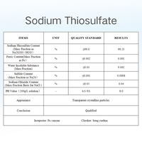 BANGZE Thiosulfate de sodium pentahydraté CAS 10102-17-7 EINECS 231-867-5 99% Min Qualité industrielle Déchloration de l'eau Sacs de 25 kg