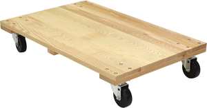 Carro de plataforma de madera de alta resistencia para muebles, gran capacidad de 450 kg, cuatro ruedas, OEM, ¡Oferta especial! - Product Image 1