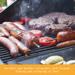 Bán buôn thép không gỉ Kính thiên văn BBQ <span class=keywords><strong>Marshmallow</strong></span> rang ngã ba nối dài cắm trại ngoài trời - Product Image 3