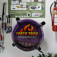 Expédition UE 2 pièces Dispositif d'extinction d'incendie automobile ABC Extincteur à poudre sèche pour maison, voiture, boîte électrique, prise