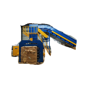 Fully Automatic Horizontal Packing <strong>Machine</strong> for Waste Paper Cardboard Packing <strong>Machine</strong>