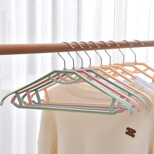 ไม้แขวนเสื้อพลาสติกแบบหนา กันลื่น รูปทรงสี่เหลี่ยมผืนผ้า สำหรับตู้เสื้อผ้า ตู้เก็บของ ชุดแขวนเสื้อโค้ท - Product Image 4