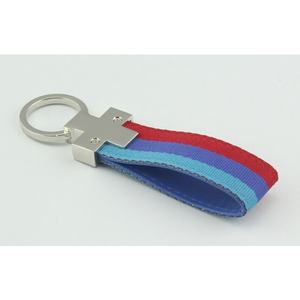 Portachiavi Auto con Bandiere Germania Italia Francia, Nastro in Nylon Tricolore con Stampa Digitale, Portachiavi in Nylon per <span class=keywords><strong>BMW</strong></span> - Product Image 1