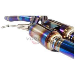 Escape Catback VORTEX Rainbow Burnt Titanium Valvetronic para AUDI A7 C7 3.0T 2010-2018, Instalación Directa con Tornillos - Product Image 4