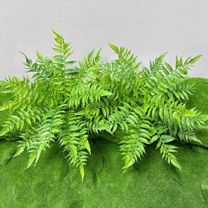 Plante artificielle de fougère Meng Jie 40 cm, feuillage vert, décoration intérieure - Product Image 3