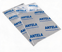 ANTELA Feuille d'insonorisation automobile 2 mm, tapis d'insonorisation pour voiture, caoutchouc butyle léger, absorption acoustique pour toit, portes, sol
