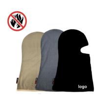 FR arc flash cagoule noir Logo personnalisé pompier casque de soudage doublure casque de moto cagoule intégrale protection de la tête