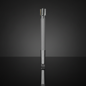 Fresa a cono lunga in acciaio al tungsteno brasato OEM personalizzata, senza rivestimento e senza raffreddamento, per la lavorazione di pezzi - Product Image 1