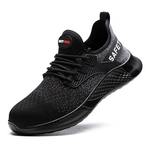<span class=keywords><strong>Scarpe</strong></span> da lavoro in acciaio a maglia rossa traspirante di alta qualità per <span class=keywords><strong>uomo</strong></span> taglio basso antiscivolo funzioni di sicurezza per ufficio estivo - Product Image 1