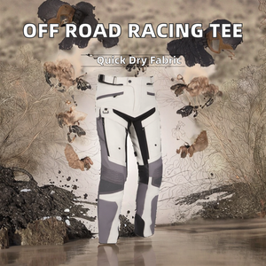 Combinaison de course tout-terrain à manches longues, pantalon imprimé d'été pour hommes et femmes, polyvalente, résistante à l'usure, respirante, séchage rapide - Product Image 2