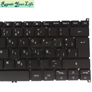 Backlight SP คีย์บอร์ดแล็ปท็อปสเปนสำหรับ <span class=keywords><strong>ACER</strong></span> Spin 5 SP513-52N หมุน3 <span class=keywords><strong>SP314</strong></span>-51 <span class=keywords><strong>SP314</strong></span>-<span class=keywords><strong>52</strong></span> <span class=keywords><strong>SP314</strong></span>-54N NSK-RKBBW N19W2 - Product Image 3