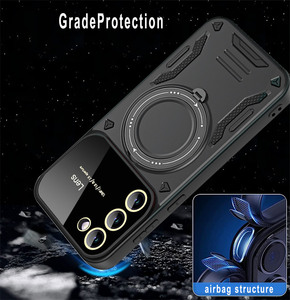 Custodia Protettiva Magnetica per Fotocamera per <span class=keywords><strong>vivo</strong></span> Y35 <span class=keywords><strong>Y22S</strong></span> Y22 V27E S16e V27 S16 / S16 V27 Pro con Supporto Rotante a 360° - Product Image 4