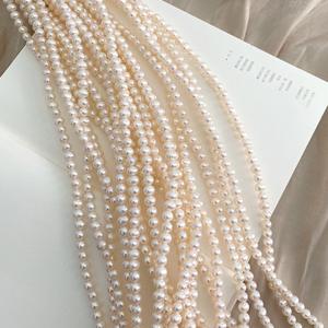 Collar Femenino de Diseño Simple y Lujoso con Perla Natural, Patrón de Crecimiento de Hilo, Cadena de Clavícula Personalizada - Product Image 4