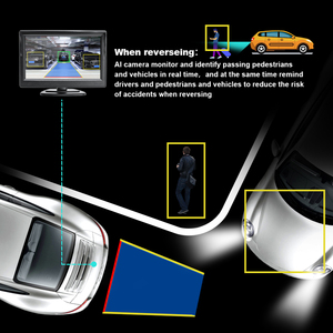 2025 New AHD 720P ADAS ai thông minh theo dõi công nhận xe phía sau xem bãi đậu xe máy ảnh với người đi bộ/xe phát hiện và cảnh báo - Product Image 3
