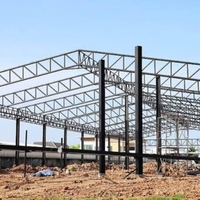 Edificio de Almacenamiento Prefabricado de Estructura de Acero, Edificio Comercial de Metal Personalizable